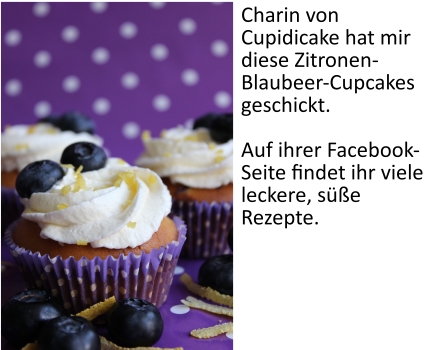 Zitronen-Blaubeer-Cupcakes